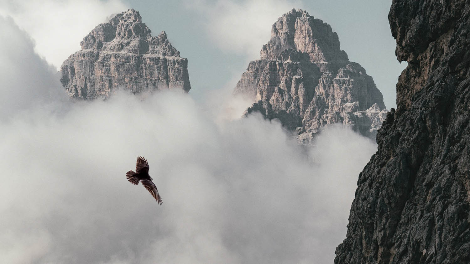 Randonnée avec guide dans les dolomites en Italie